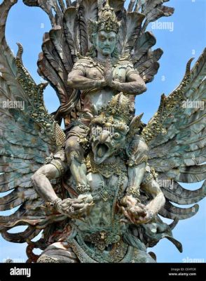 The Garuda Vishnu Statue: A Masterful Fusion of Hindu Mythology and Artistic Prowess!