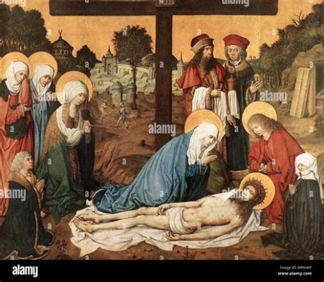 The Lamentation of Christ, A Profound Depiction of Grief and Hope Amidst Vivid Hues