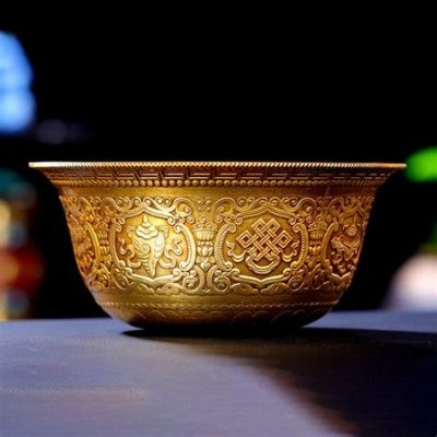 The Offering Bowl with Floral Motifs - Exquisitely Carved and Symbolically Rich!