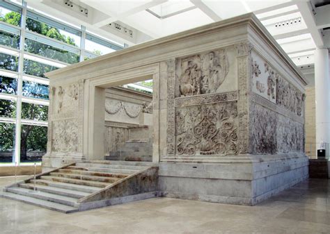 The Ara Pacis Augustae: An Ode to Pax Romana through Exquisite Relief Sculptures and Symbolic Architectural Design!