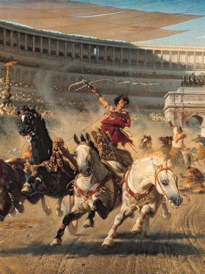 The Chariot Race – A Glimpse into Roman-Era Britain Through Vibrant Mosaics and Intricate Details!